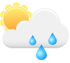 Anfangs etwas Sonne, bald kommen Regenschauer auf, die in Regen übergehen. Anfangs etwas Sonne, bald kommen Regenschauer auf, die in Regen übergehen.